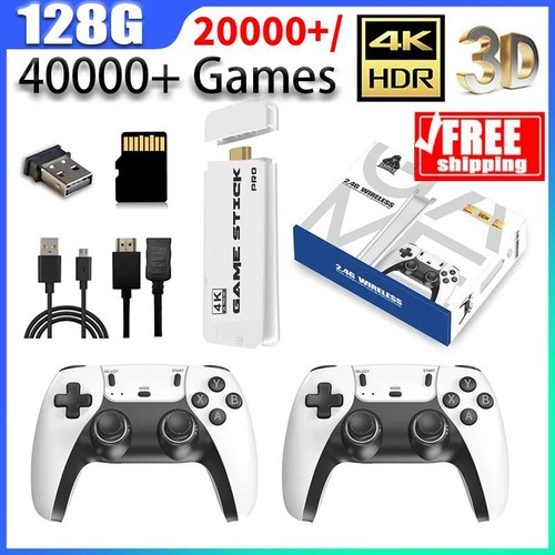 Retro video games console - games,