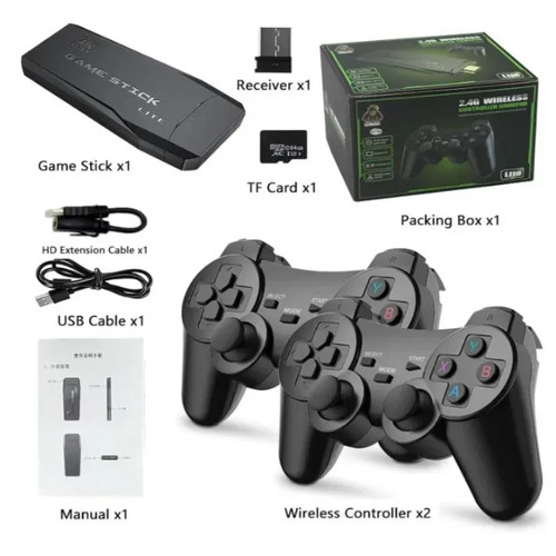 Retro game stick 64gb - retro, 4k