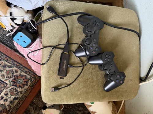 Retro game stick with - retro, 2