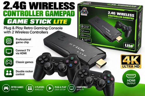 Game stick lite retro - stick, hd
