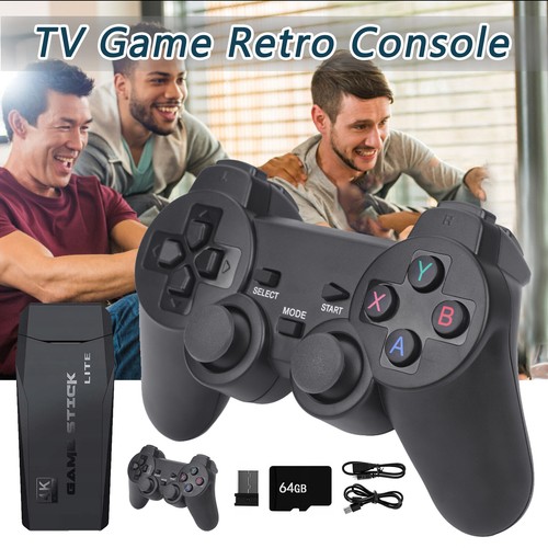 Retro game stick 3d - 4k,
