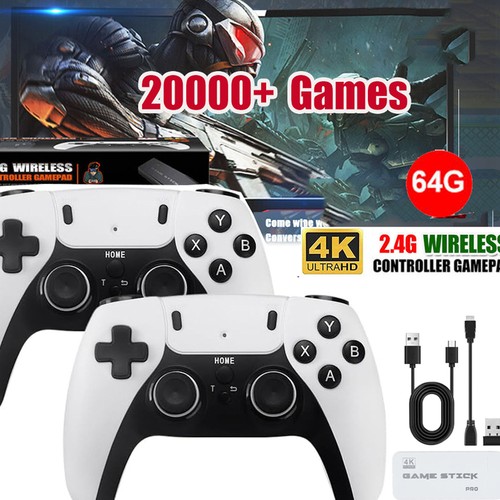 Game stick retro video - 4k,