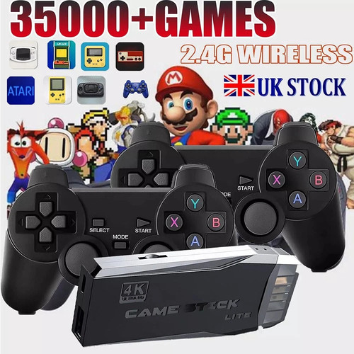 Retro game stick console - 4k, hd